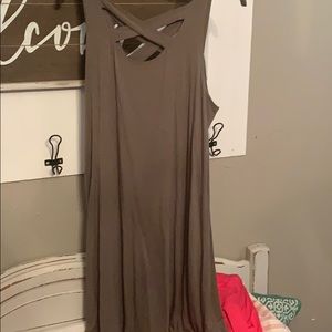 🌵3 for $15 Criss cross olive green dress